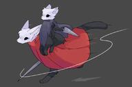 cat duo feline furry hornet_(hollow_knight) knight_(hollow_knight) // 1088x718 // 48KB
